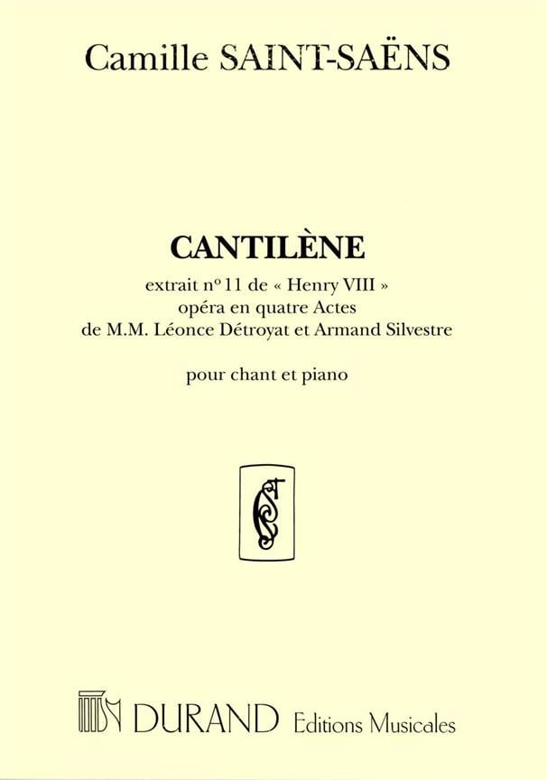 Henry VIII N 6 Cantabile Chant-Piano